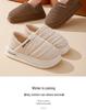Waterproof Cotton Slippers: Men's & Women's Plush, Non-Slip, Warm Indoor Winter Footwear
