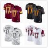Camiseta de Fútbol NFL Washington Commanders 17 McLaurin Bordada Ropa para Fans Hombre Mujer Otoño