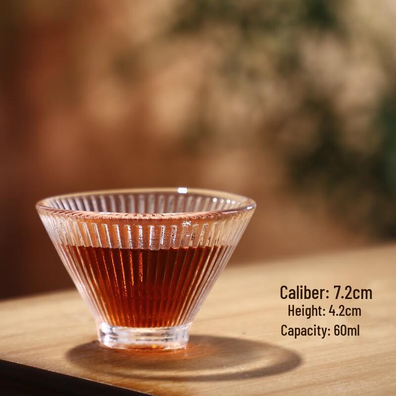 

Zhaoran Small Hand-Pour Glass Coffee & Tea Tasting Cup