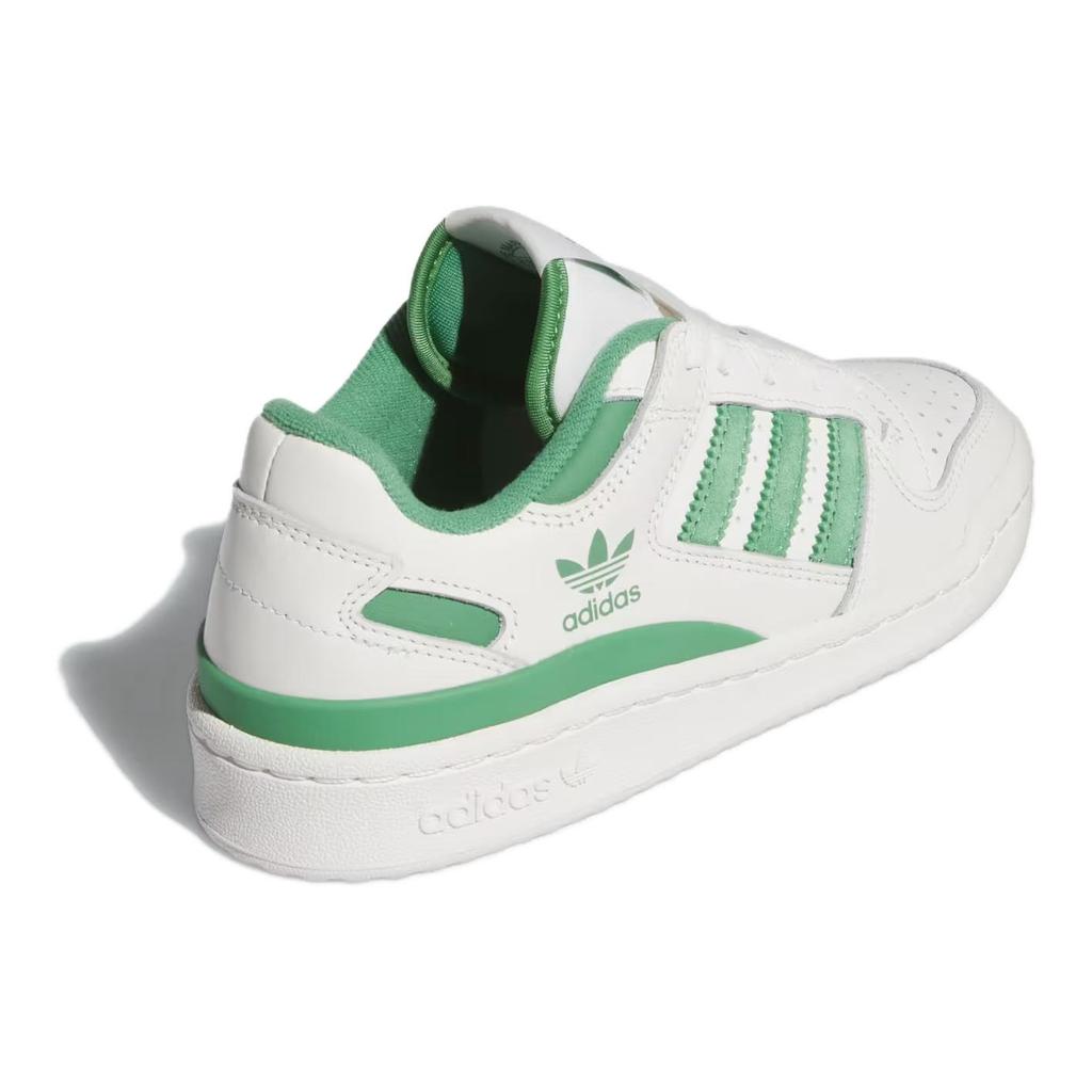 Adidas Forum Low CL J White Preloved Green Kids Sneakers Cloud-White ID8722