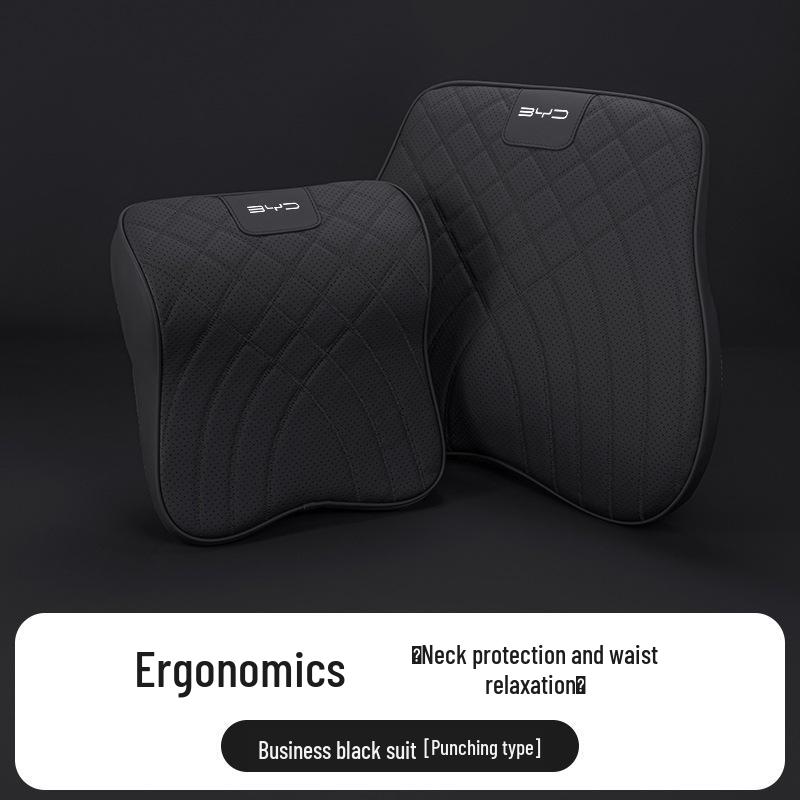 Car Neck Pillow & Waist Cushion for BYD Han EV, Qin Plus DMI, Tang, Song: Headrest & Interior Decor.