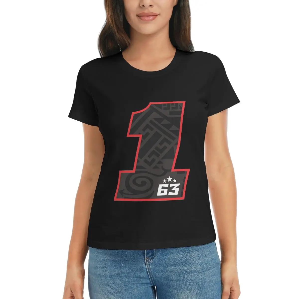 

Women TShirt Pecco Bagnaia 63 Summer Short Sleeve Tees ONeck Cotton T Shirts Clothes Tops Streetwear 4XL
