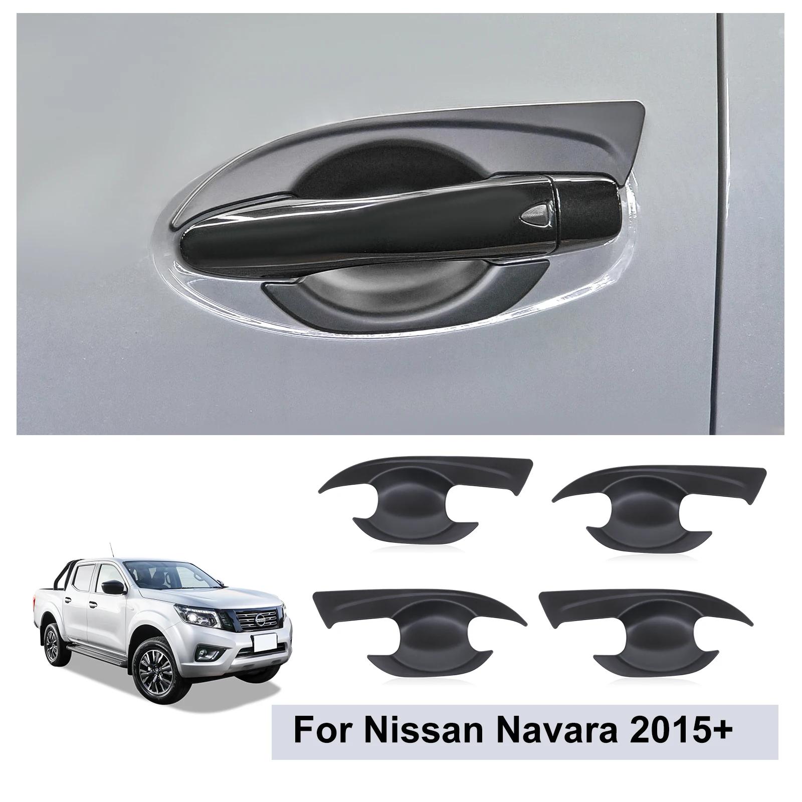 

ABS Door Handle Inner Door Handle Insert Fit For Nissan Navara Frontier NP300 2015-2020,2025-2025 Year 4X4 Car Accessotries