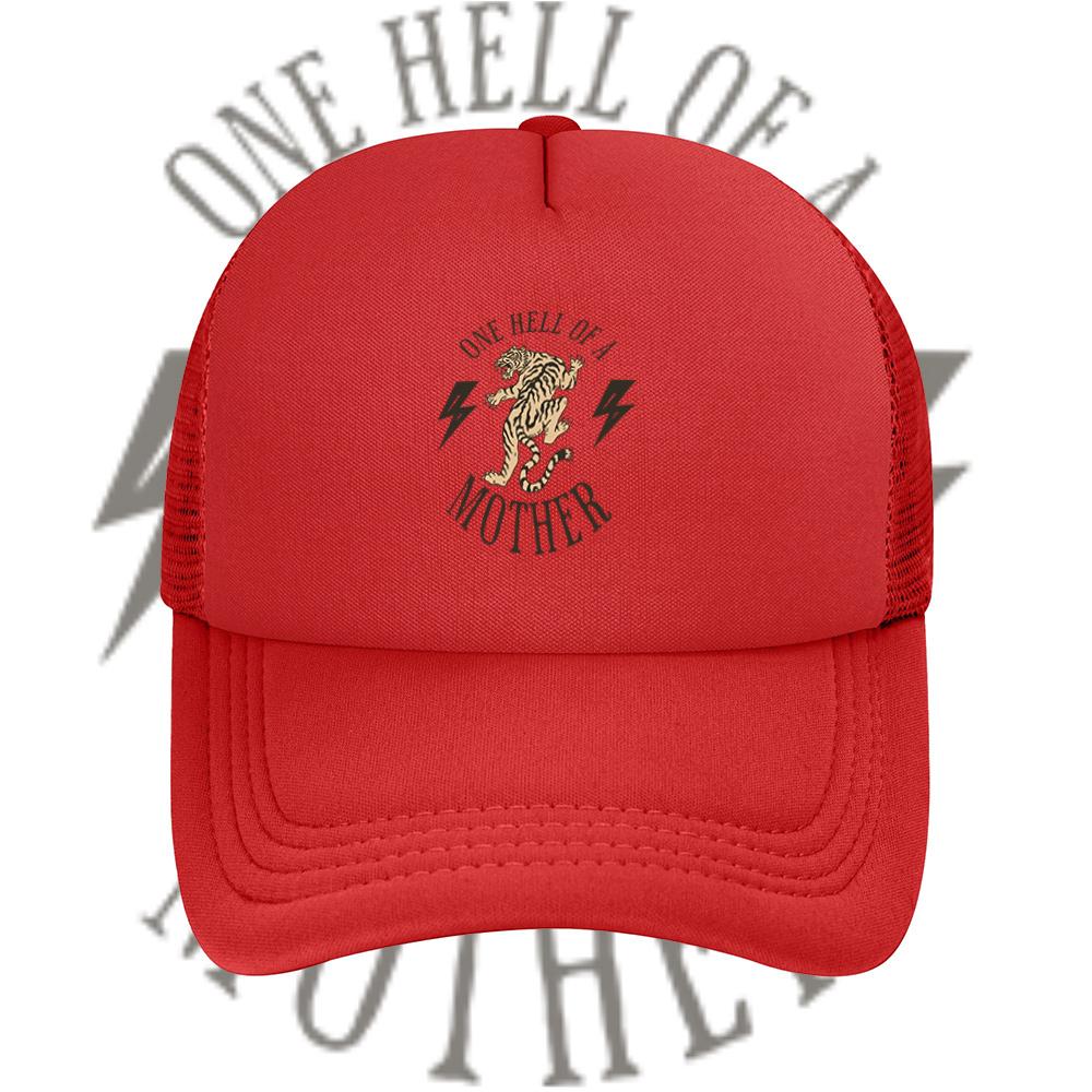 Tiger roaring with lightning mother Baseball Cap Anime Graphic Hats Adult Unisex Women Sports Outdoor