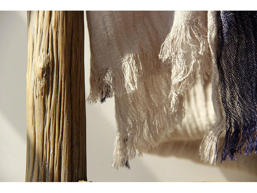 Autumn/Winter Cotton-Linen Color Block Scarf: Korean-Style Shawl for Women & Men