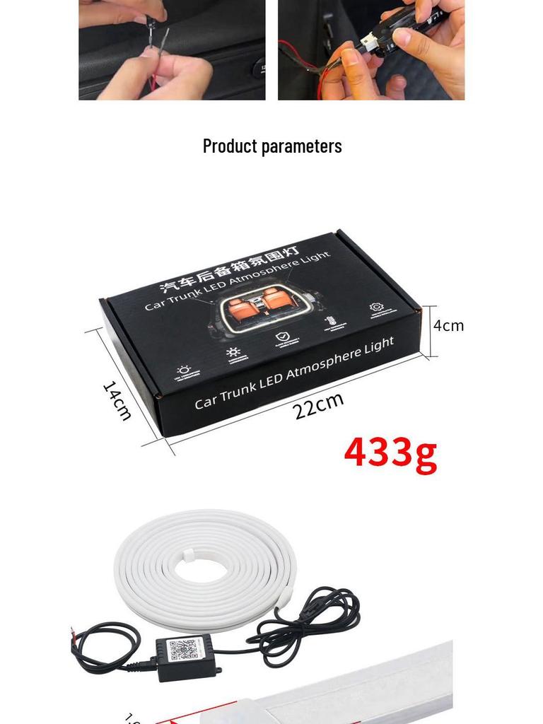 Best-Selling Ambient Lighting Strip for Updated Model 3 Trunks
