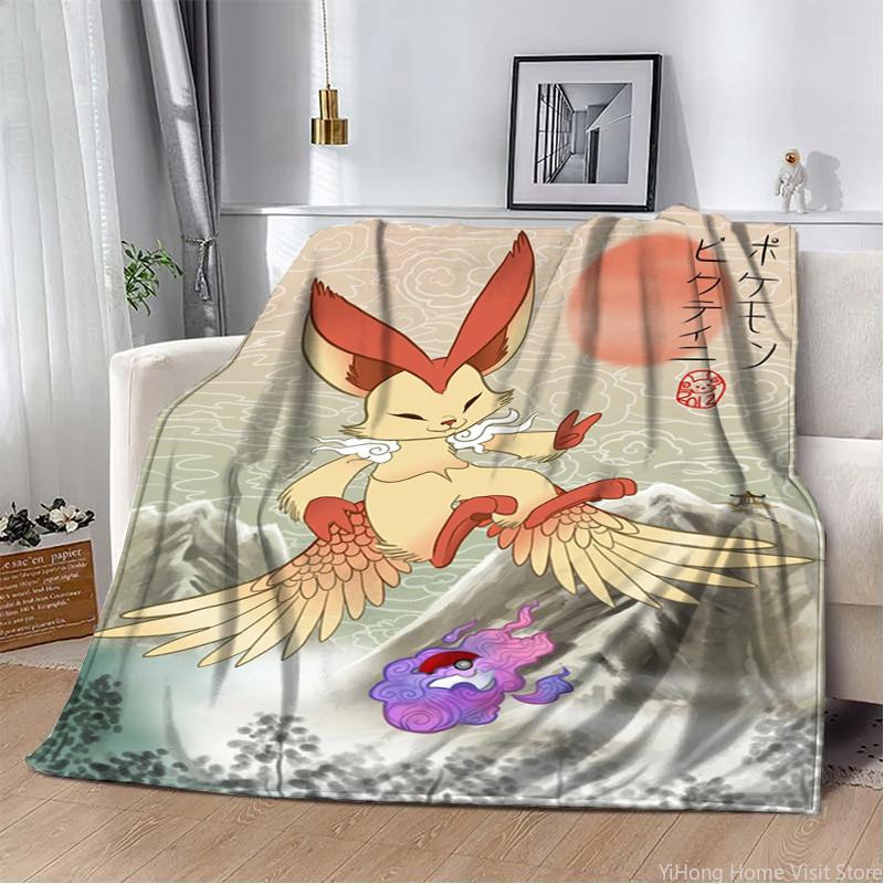 Pokemon Charmander Cute Cartoon Flannel Fluffy Throw Camping Blankets for Children Sofa Throw Thin Picnic Blanket Fashion Gifts