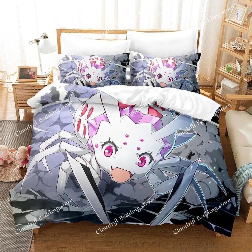 Druk 3D Anime Więc Jestem Pająkiem, I Co Z Tego Zestaw Pościeli Pojedynczy Twin Pełny Queen King Rozmiar Zestaw Pościeli Dla Dorosłych Dzieci Sypialnia Poszewki na Kołdrę Zestawy
