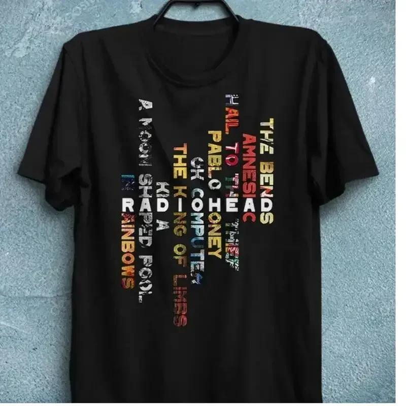 

Radiohead In Rainbows Album T Shirt Alt Rock Band S 4Xl 5XL різнокольоровий