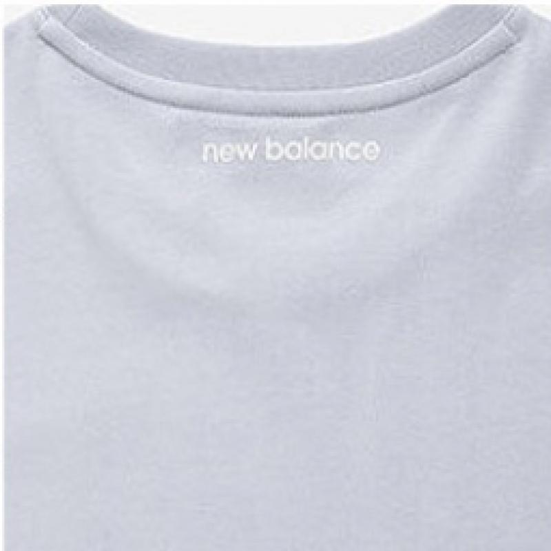 New Balance Unisex Small Logo Blue T shirT Nbnec21013