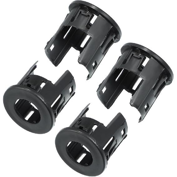 4PCS Parking Assist Sensor Bezels for Front or Rear Bumper for Dodge for Ram 1500 2014-2018 Backup Parking Aid Sensor Retainer Bracket for Ram 1500