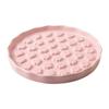 New Ceramic Slow Feed Cat Bowl Round Smooth Pet Food Dish Paw Design Slow Feeder For Cats & Small Dogs