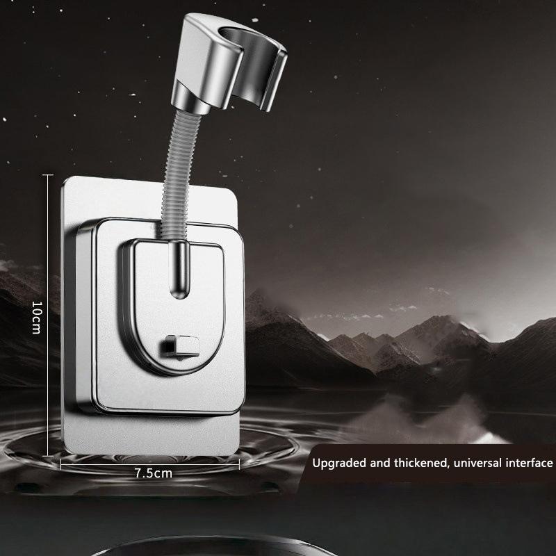 Adjustable Shower Head Holder With 360 Degree Rotation Compatible With Most Shower Heads Easy To Install Requiring No Drilling