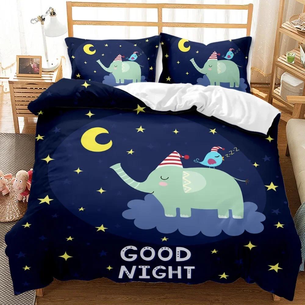3D Print Astronaut Space Sky Galaxy Themed  Comfortable Duvet Quilt Cover Pillowcase Bedding Set Bedroom Decoration Home Textile