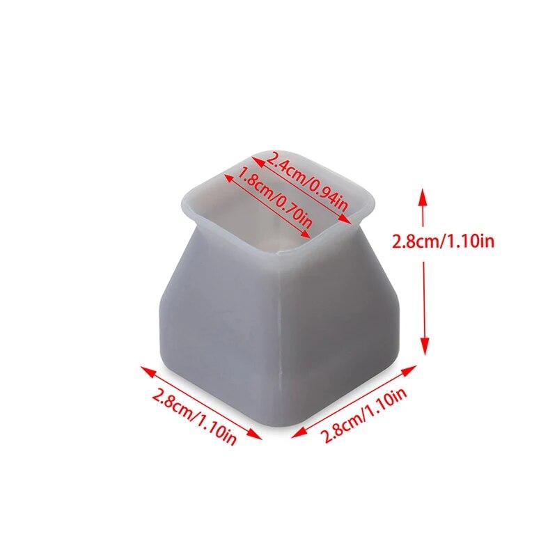 Silicone Chair Leg Caps 16/24/32pcs Table Foot Dust Covers Round/Square Furniture Leveling Legs Cups Home Floor Protector