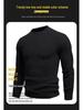 2025 Winter Men's Faux Mink Fur Round Neck Pullover Knitwear - Youth Fashion Casual Base Layer