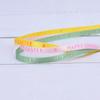 Easter Ribbon 10 Yards 5mm 3 Colors Happy Easter Printed Ribbon Yellow Pink Mint Green for Gift Wrapping DIY