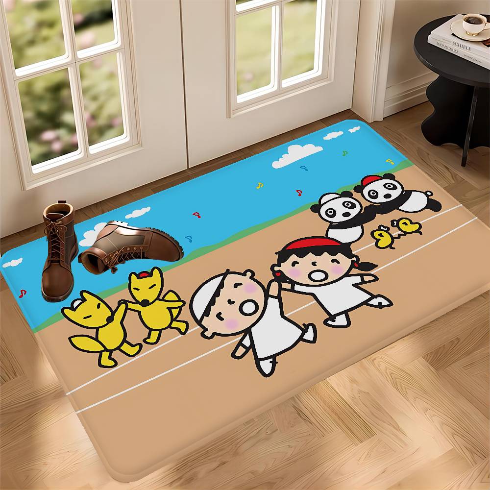 

M-Minna No Taaboh Floor Carpet Nordic Style Home Doormat Bathroom-Toilet Mats Bedroom Hotel Decor Mat 50x80cm