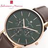 Salvatore Marra Wristwatch SalvatoreMarra Unisex Brown Watch SM22102-PGGR Popular Recommended Stylish Brand Mothers Day Present Gift Sightseeing