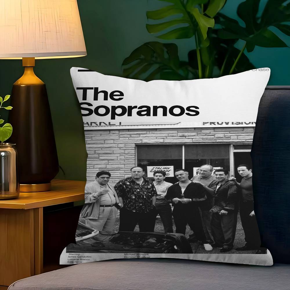 Classic Movie TV Series The Sopranos Pillow Gift Home Office Decoration Bedroom Sofa Car Cushion Cover Case 45x45