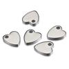 30pcs 10pcs Gold Color Stainless Steel Love Heart Charms Pendants for DIY Jewelry Making Necklace Bracelet End Tail Ornaments