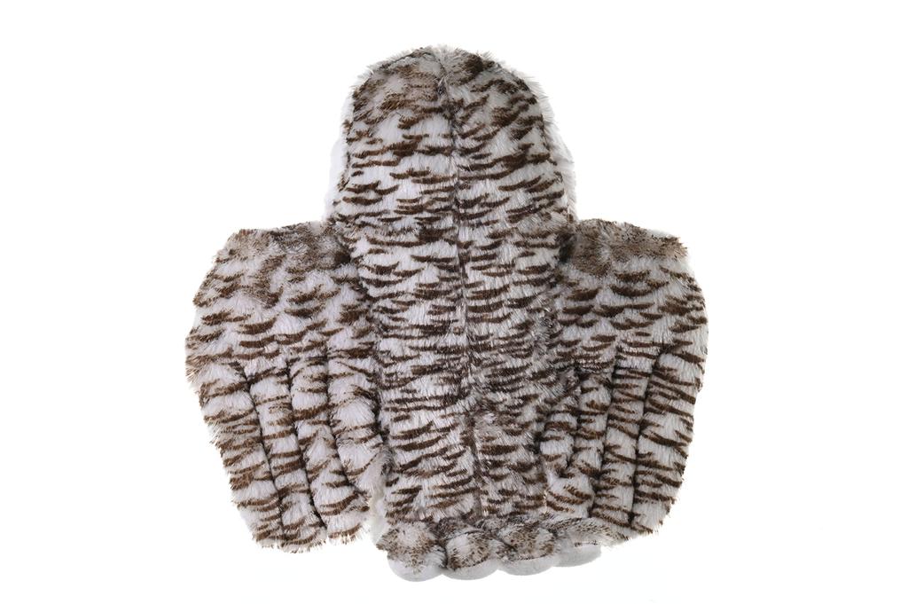 Wild Republic Snowy Owl Plush Soft W30 x D17 x 10957 Toy, Realistic, Material, Bird, Cuddlekins, H30cm,
