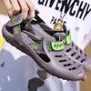 Fashion Beach Man Sandals Hole Shoes Number 41 Open Toe High Quality Luxury Wholesale New Fashion Summer Sale H Color Shoes for Men