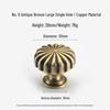 Bronze Brass Pull Handle: New Chinese Style Cabinet, Wardrobe & Drawer Retro Door Handle