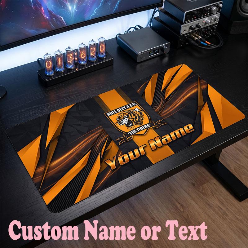 Hull FC Customized Name Text Mouse Pad, Large Desk Mouse Mat Personalized Home Office Present