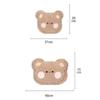 Anti Slip Winter Seat Cushion Cartoon Bear Car Cushion Car Warm Seat Cushion  Interior Accessories
