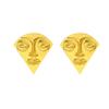 Retro style jewelry, personality exaggerated face expression design earrings versatile high-end stud earrings women