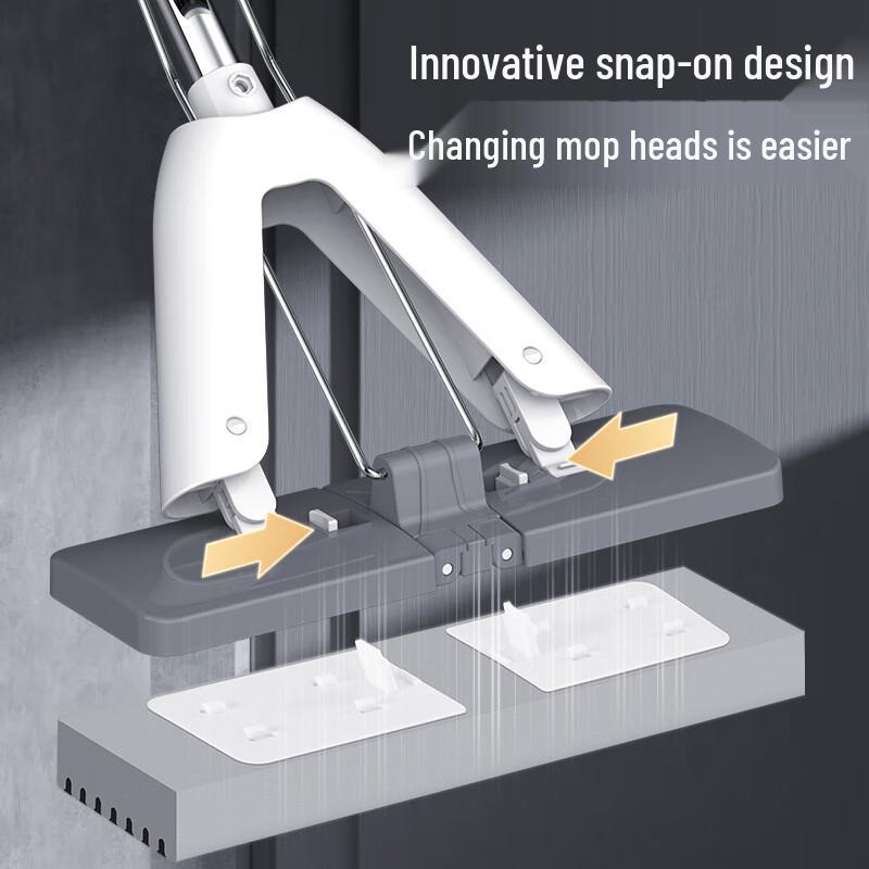 YIXI Hands-free Sponge Flat Mop