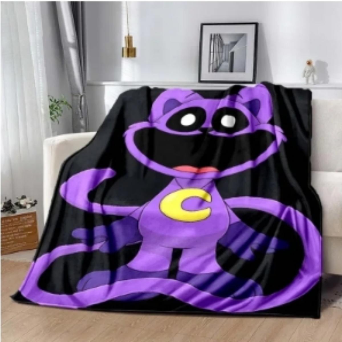 

3D Printed Cartoon CATNAP DOG Day Soft Cozy Children s Blanket for Bedroom Living Room Sofa Bed Travel Fashion Birthday Gift 30x40in