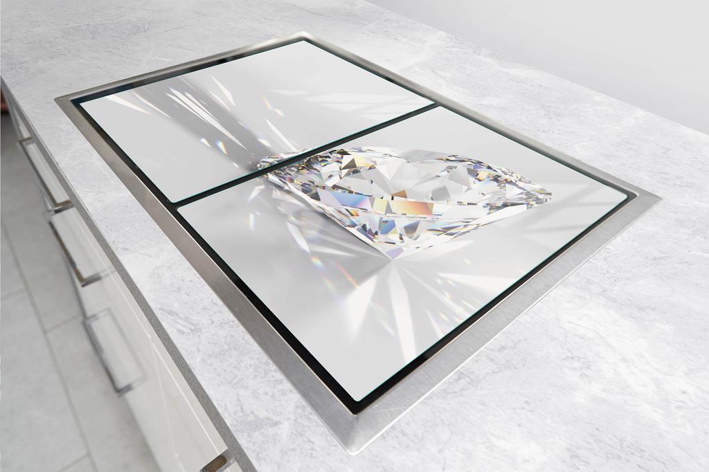 SZKLANA PŁYTA OCHRONNA NA KUCHENKĘ 70x52 DIAMENT