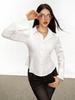 Elegant European Slim-Fit Long-Sleeve Waist-Cinching Top
