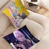 Anime C-Cyberpunks Edgerunners Pillow Case Cushion Cover Car Throw Pillow Case For Sofa Car Christmas Gift 40x40cm 45x45cm