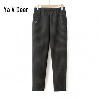Yalu Women's Fleece-Lined High-Waisted Casual Pants