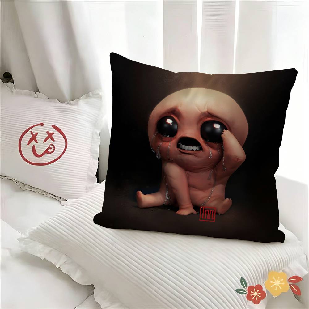 Pc Game The BBinding Of Isaac Cute Anime Pillow Case Fashion Square Pillowcase Bedroom Sofa Room Ins Decoration Leisure