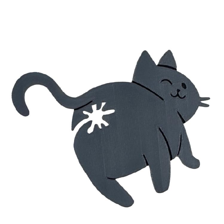 Sturdy Polylactic Acid Cats Butt Bread Bag Clip for Long Time Use Food Protective and Decoration