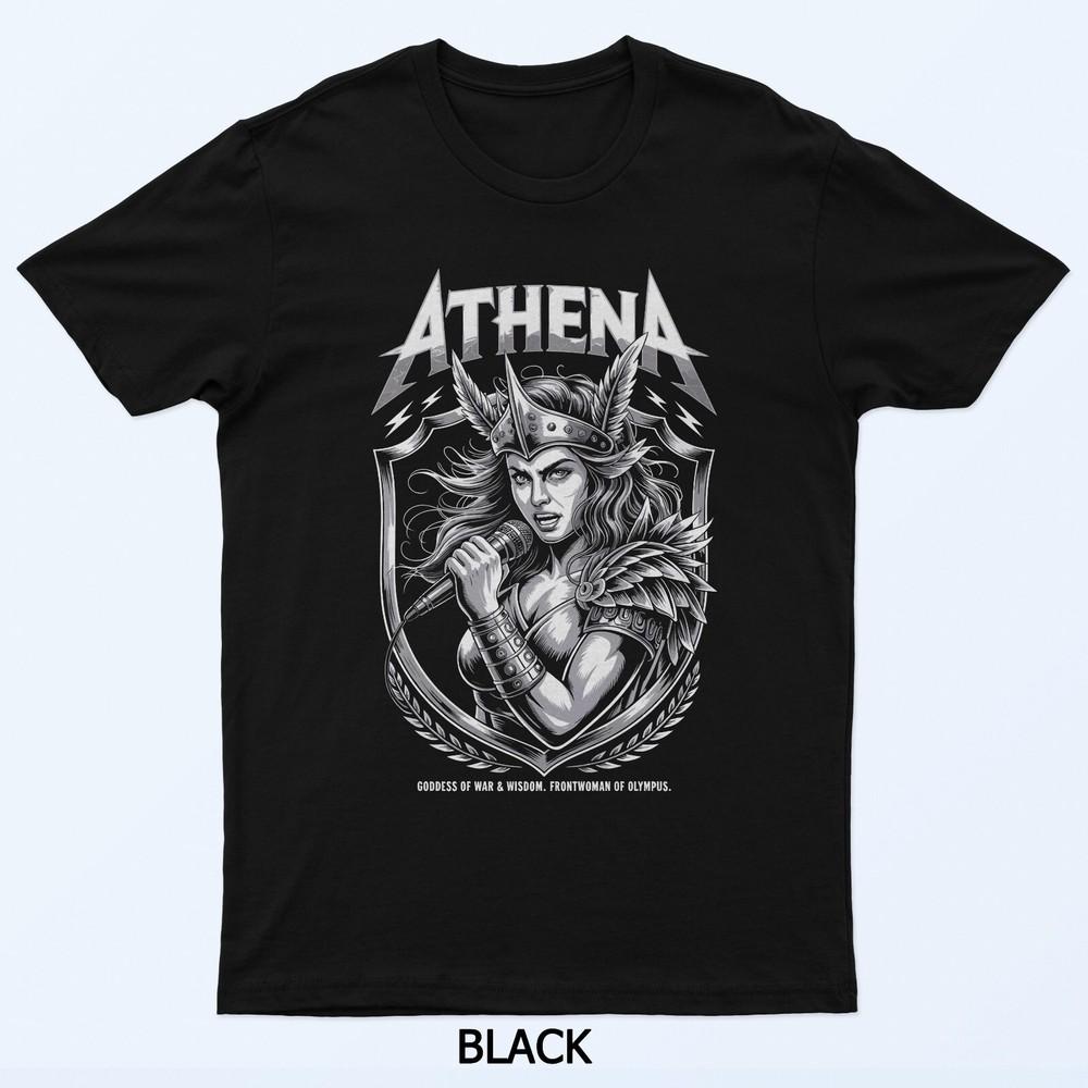 

Athena Goddess Rock Frontwoman Olympus Rock and Roll T-Shirt S