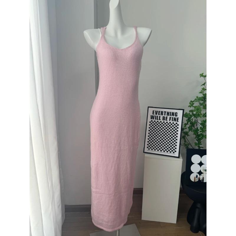 Hirsionsan Měkké Volné Sety Dámské Třídílné Dlouhý Rukáv Kardigan & Sexy Vesta Šaty Elegantní Dámské Vykrojené Oblečení Tepláková Souprava