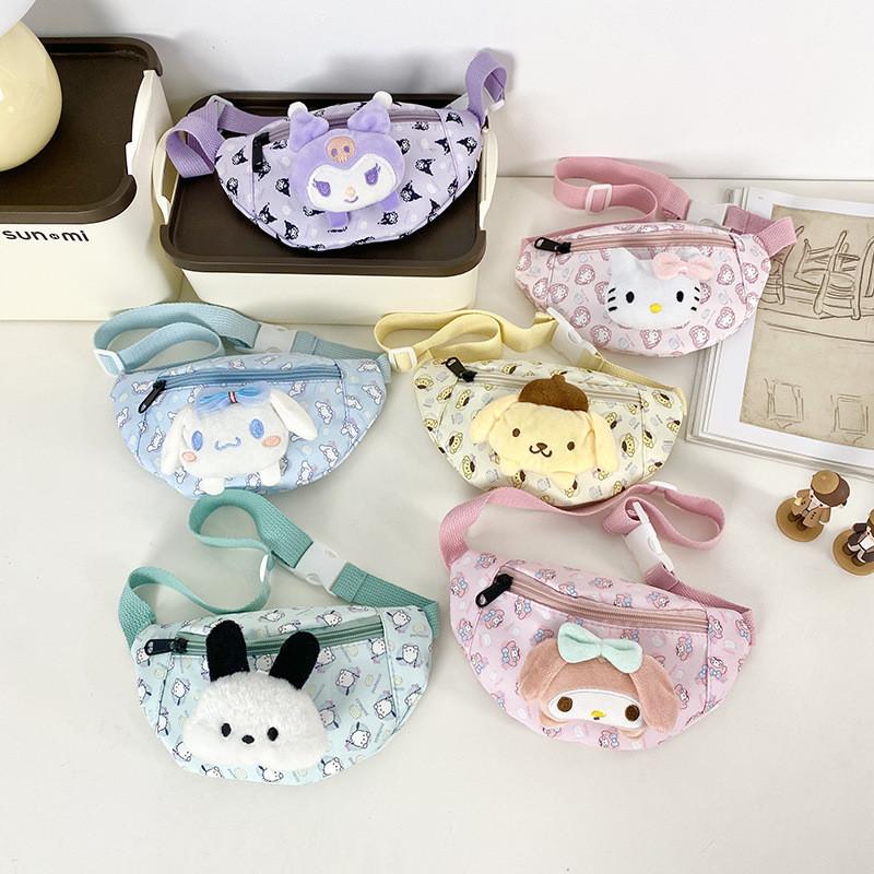 Sac Ceinture Enfant Dessin Animé Kuromi En Matière Polyester Pour Usage Quotidien