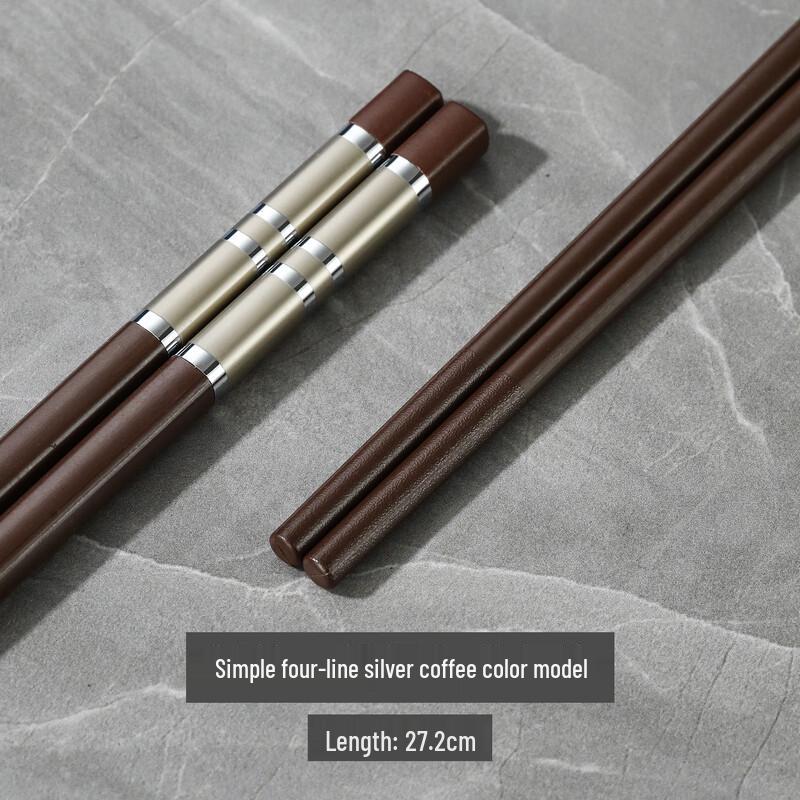 High-End Alloy Chopsticks Set