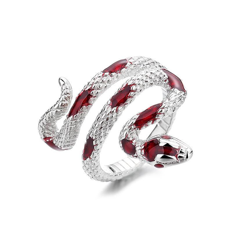 Original Epoxy Snake Resin Irregular Ring – Trendy Cool Women's High-End Fashion