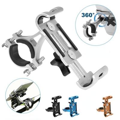 360° hliníková zliatina Protišmykový otočný držiak telefónu na bicykel Držiak na bicykel Spona na riadidlá