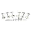 6Pcs Guitar Tuning Pegs 3R3L Tuner Machine Heads 1:21 Sealed Art Decor Rotomatic Tuners Head Replacement with 3 Colors