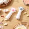 Outil Rapide Éplucheur d'Ail Avec Forme Griffe de Chat Rouleau à Éplucher Polyvalent Pour Noix Cacahuète Gadget de Cuisine