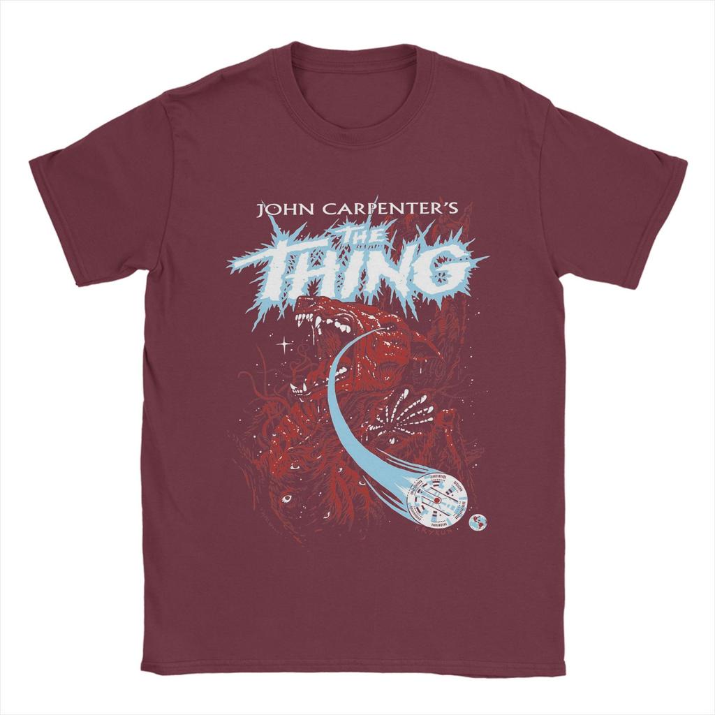 John Carpenter The Thing T-Shirt Summer Cotton T-Shirts For Men Hip Hop Print Tee Shirt Short Sleeves Street Style Top Tees