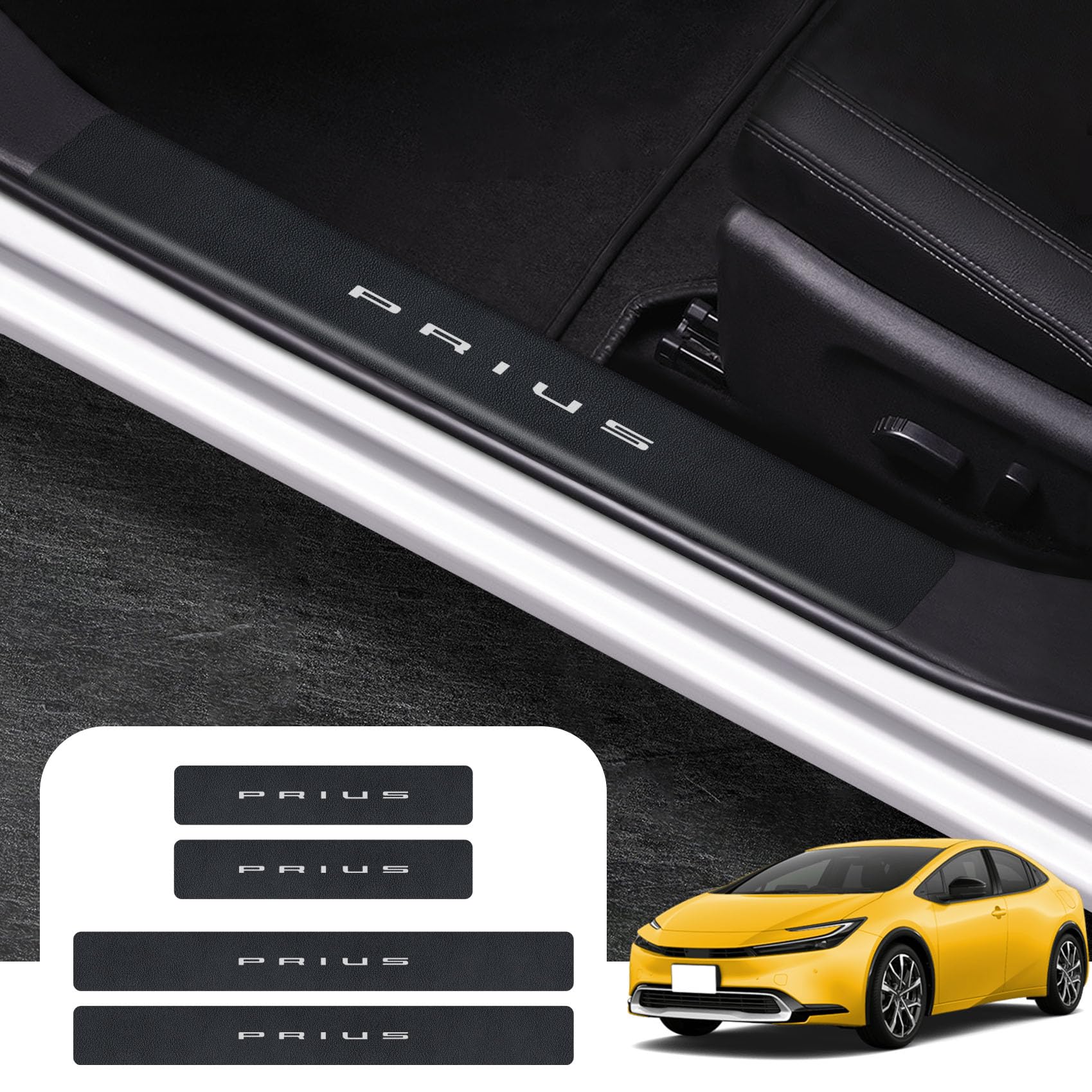 

SUVVNE Scuff Plate, New Prius 60 Series Car Side Step Guard, PRIUS 60 Series