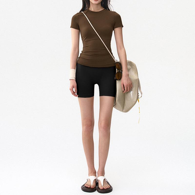 Women's Quick Dry Slim Fit Sports T-Shirt - Short Sleeve for Running, Yoga & Fitness